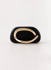 Avenna Clutch Bag - Black