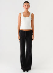Miliani Eyelet Top - White