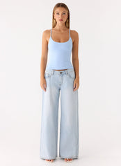 Blondie Tank Top - Blue