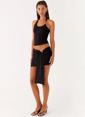 Lucent Mini Skirt - Black