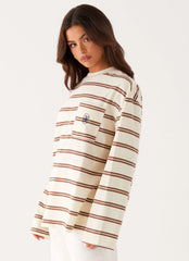 Sopha Long Sleeve Top - Stripe