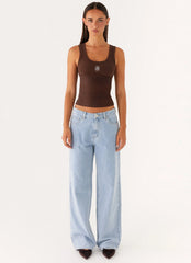 Signature Tank Top - Chocolate