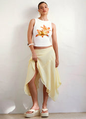 Carmela Tank Top - White