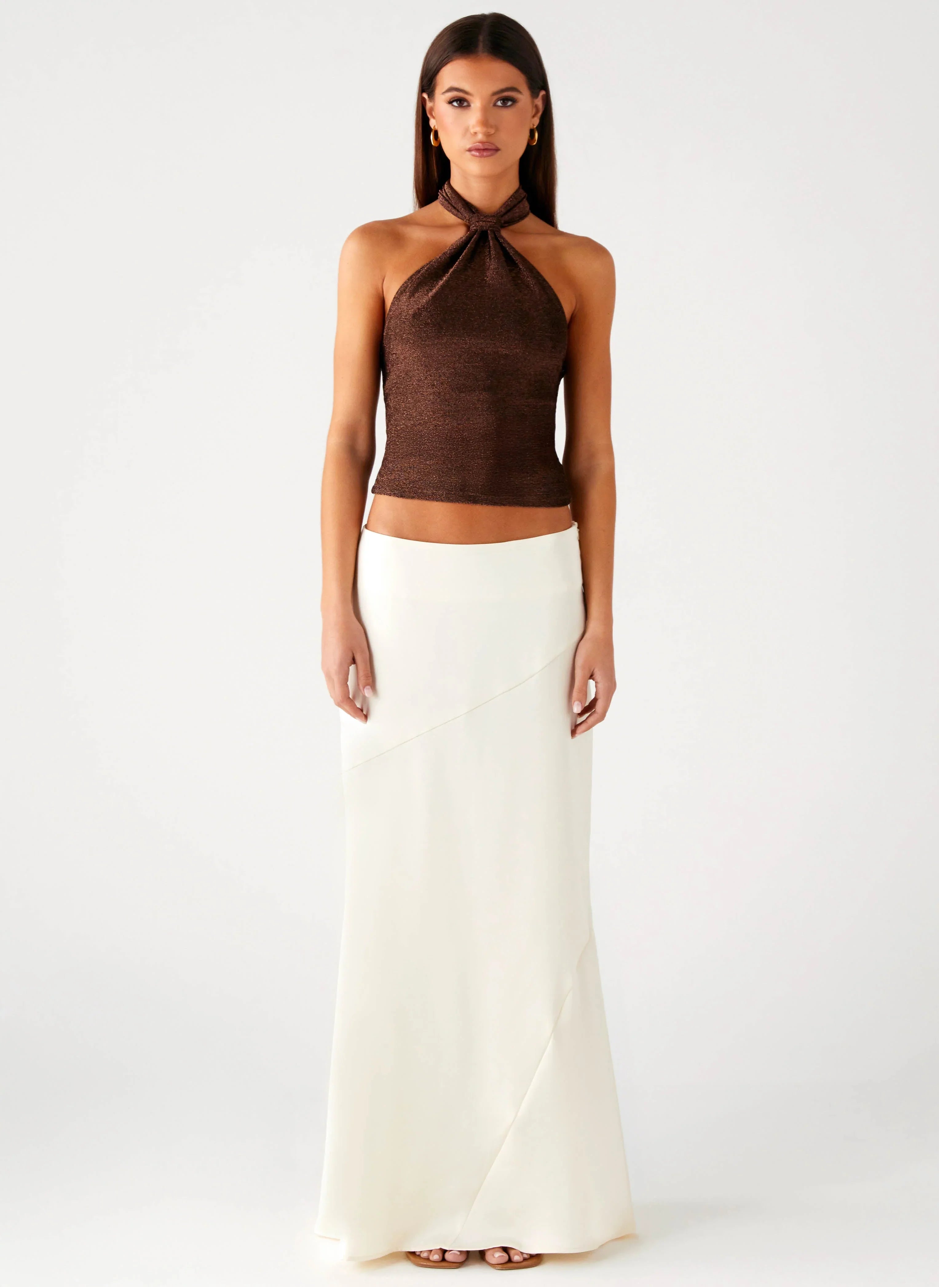 Amber Light Top - Chocolate