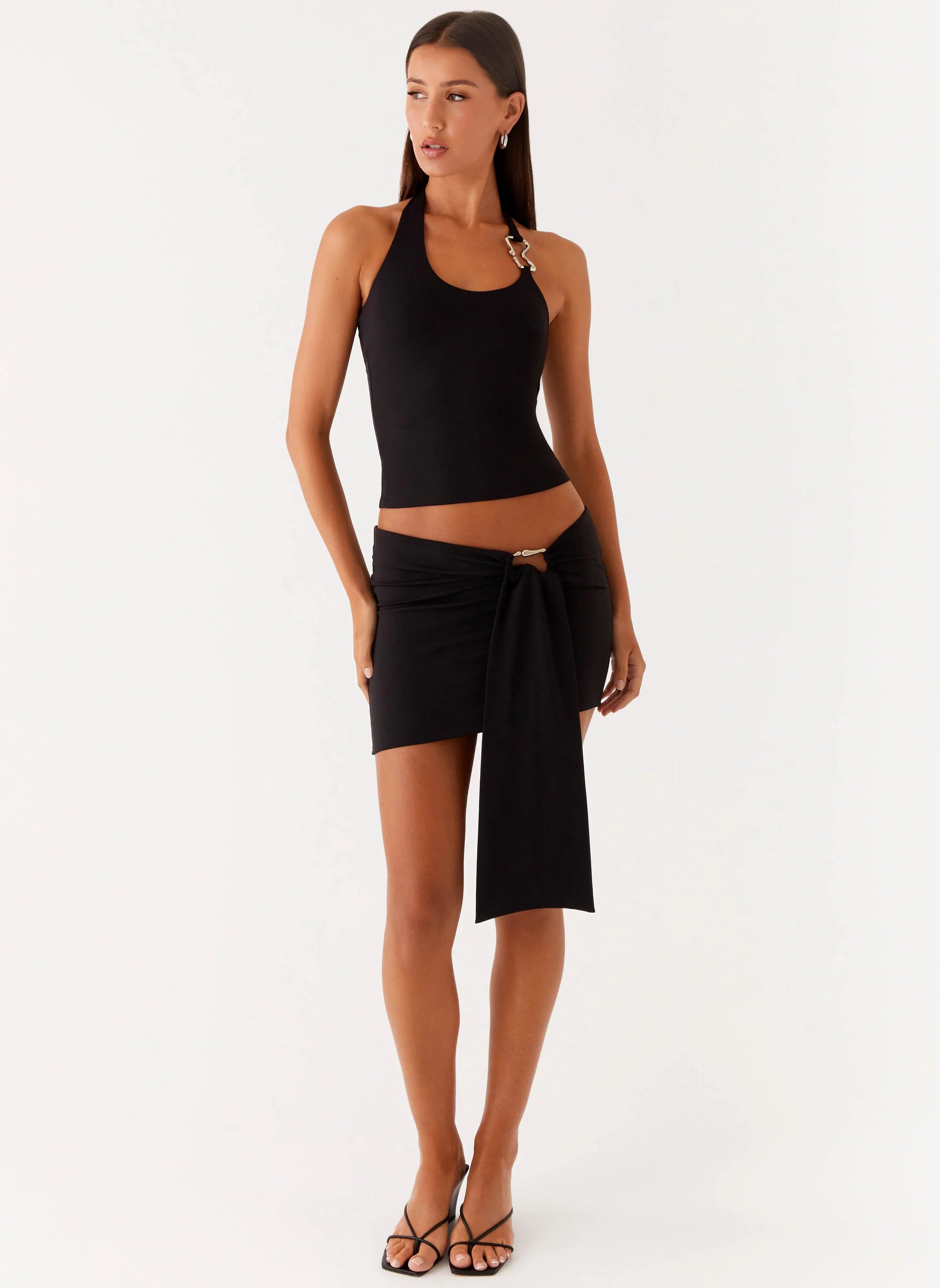 Lucent Mini Skirt - Black